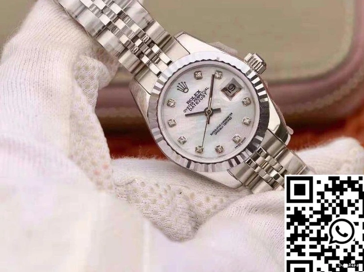 Dial Datejust Rolex Lady White 28MM 0521